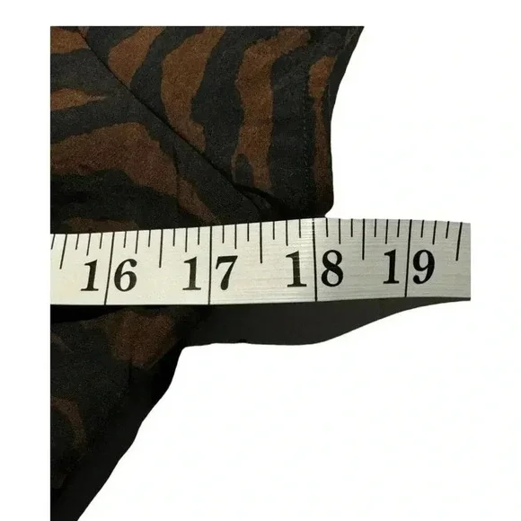 NEW Madewell Size 2 V-Neck Mini Dress in Abstract‎ Animal Print NWT - Picture 8 of 8